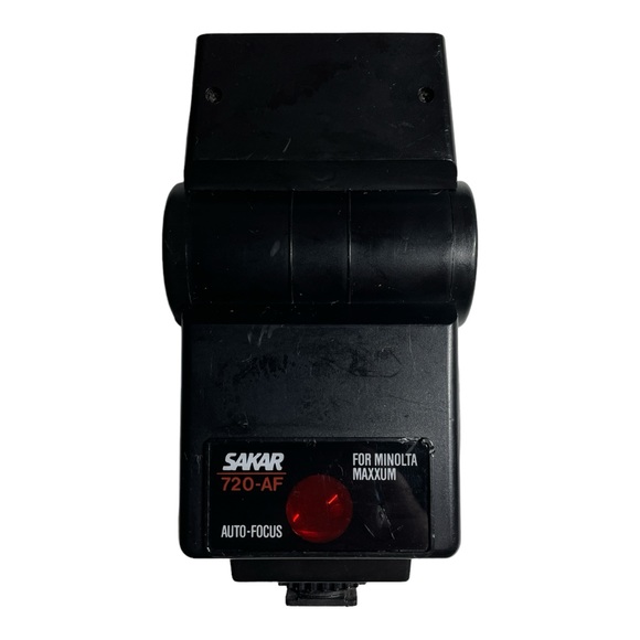 🔥 SAKAR 720-AF AUTO FOCUS FLASH FOR MINOLTA MAXXUM AUTO-FOCUS CAMERAS 🔥 - Picture 2 of 8